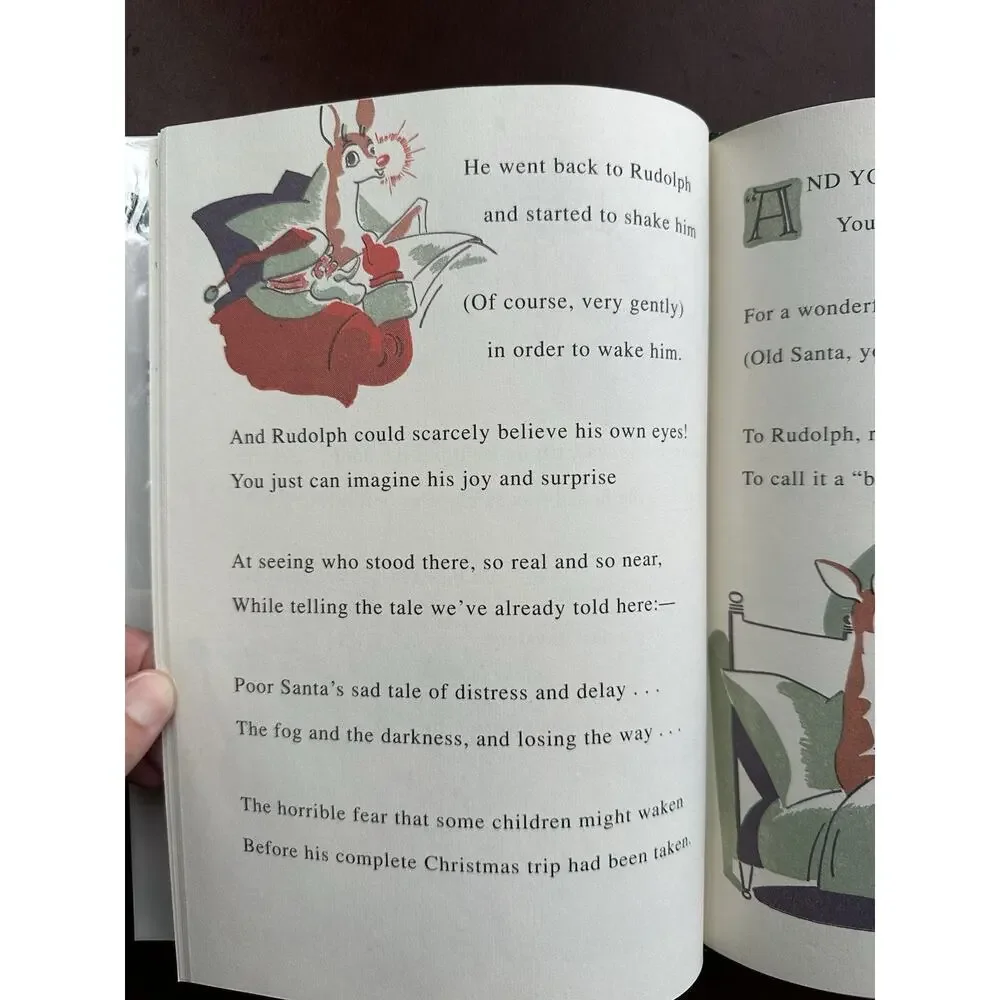 Rudolph the Red-Nosed Reindeer Robert L. May Hardcover Facsimile Edition Classic